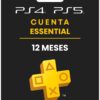 PSN PLUS ESSENCIAL 12 MESES CUENTA