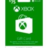 XBOX GIFT CARD 75$ USA 2 XBOX GIFT CARD 75$ USA