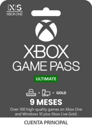 XBOX GAME PASS ULTIMATE SUSCRIPCIÓN DE 9 MESES CUENTA PRINCIPAL