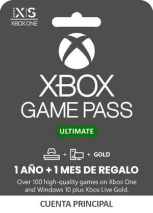 XBOX GAME PASS ULTIMATE SUSCRIPCIÓN DE 12MESES+1 MES DE REGALO CUENTA PRINCIPAL