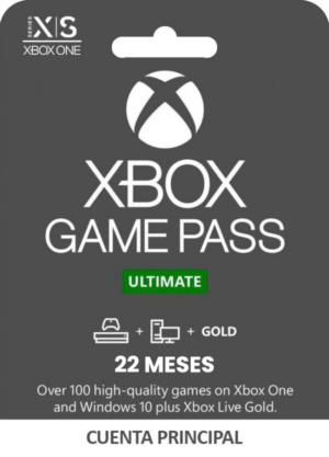 XBOX GAME PASS ULTIMATE SUSCRIPCIÓN DE 22 MESES CUENTA PRINCIPAL