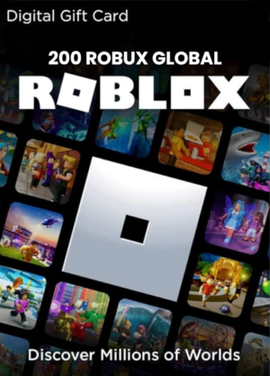 Roblox Gift Card - 200 Robux GLOBAL