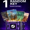1 Random Código de Steam BLACK Código de Steam GLOBAL